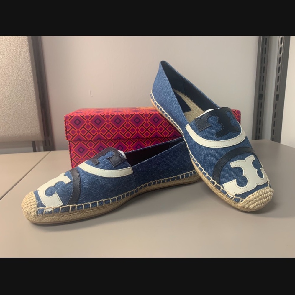 Tory Burch Denim Espandrille